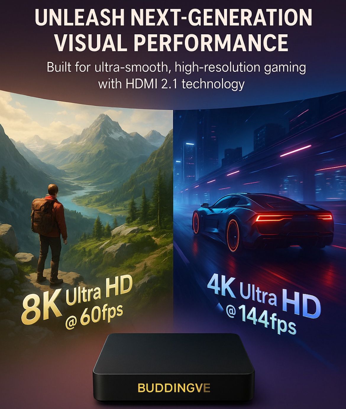 DreamLight HDMI 2.1 – Unleash Next Generation Visual Performance for TV and LED Sync
