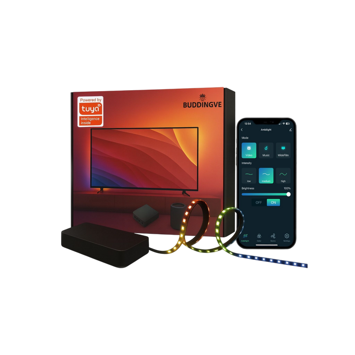 DreamLight HDMI Sync Box – Sync TV Colors with LED Strip for Ambient Wall Lighting
