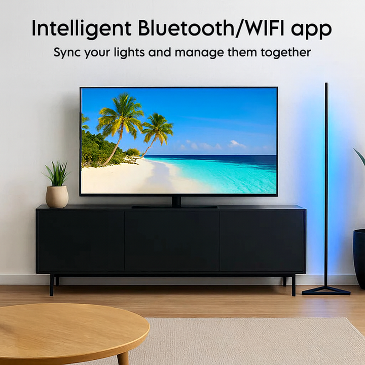 BUDDINGVE Smart LED Lamps – Bluetooth and Wi-Fi App Control to Sync and Manage Lights
